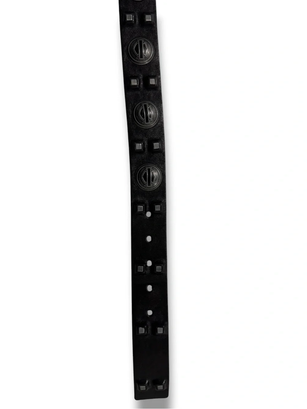 Harley Davidson Men’s Midnight Belt Size 36 Black Leather Studded Logo Biker